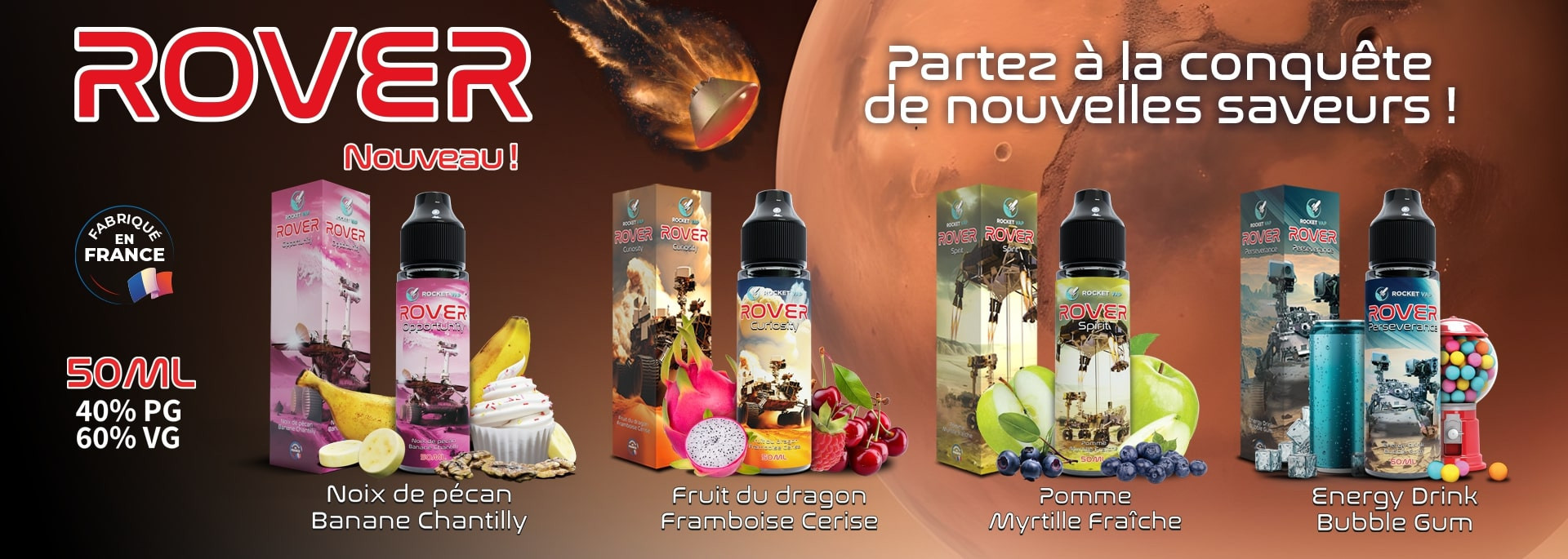 Gamme Rover - RocketVap